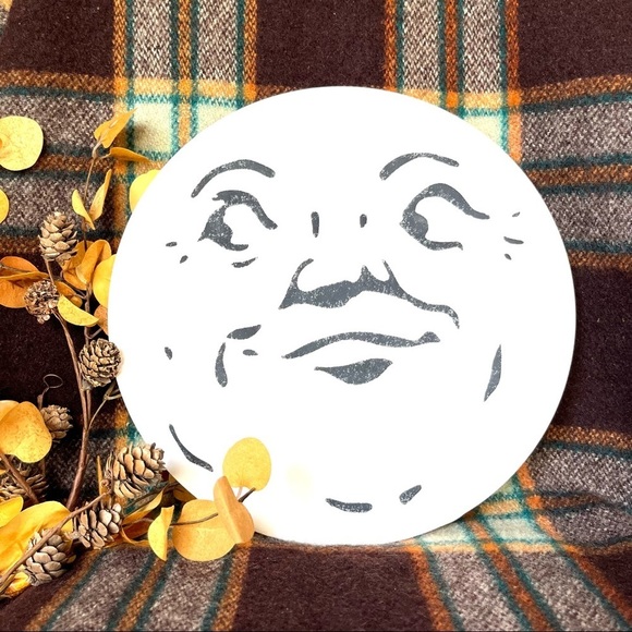 COPY - Man In The Moon Wood Sign - Picture 1 of 1